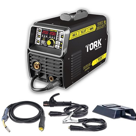Inversor De Solda Touch 200S TIG Lift/MIG/MMA Eletrodo IMETS-11200 200A Super Tork Bivolt