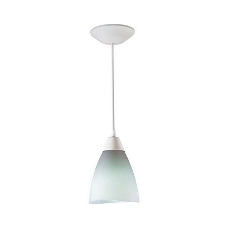 Pendente Pop Tulipa 1 Lâmpada E27 Branco Kin Light