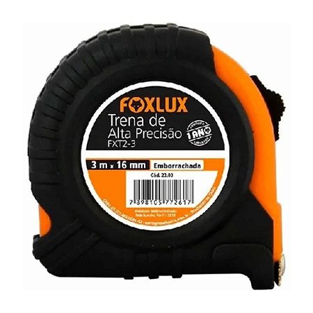 Trena Emborrachada 16mm 3 Metros Foxlux