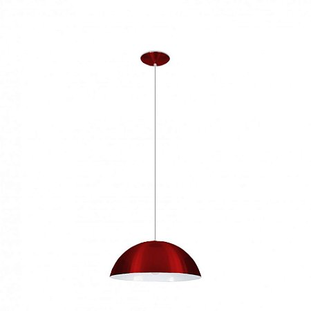 Pendente Pretoria 1 Lâmpada E-27 Cereja Kin Light