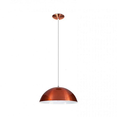 Pendente Pretoria 1 Lâmpada E-27 Cobreado Kin Light