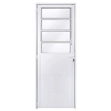 Porta Lambril Basculante 210x90 Branca Esquerda VMBOR 6357 Esquadrisul
