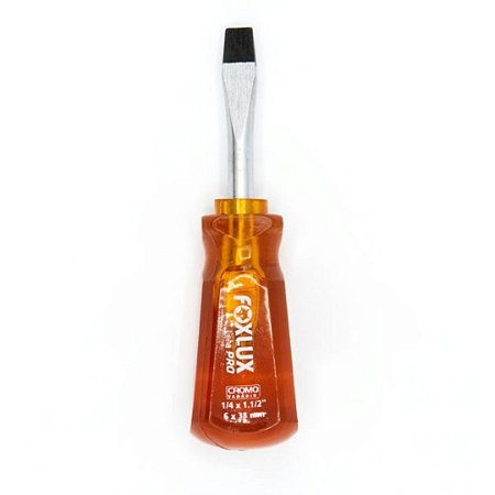 Chave de Fenda Profissional 1/4x1.1/2'' Foxlux