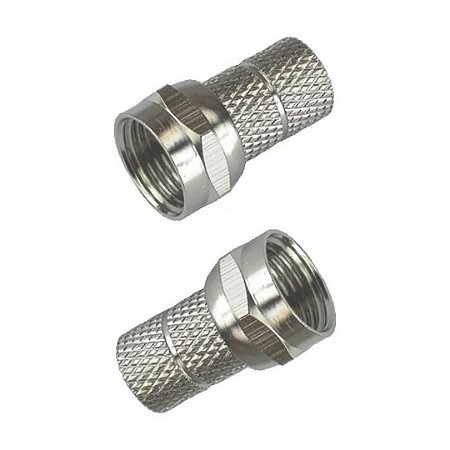 Conector para Cabo Coaxial RG-59 Com 2 Unidades Foxlux