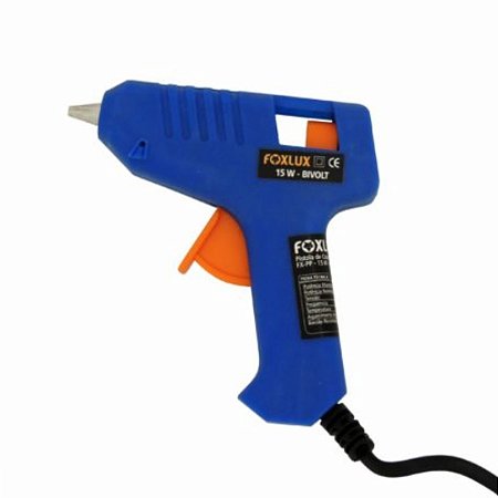 Pistola de Cola Quente 15W Bivolt Foxlux