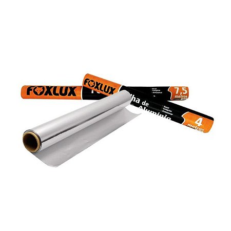 Folha De Aluminio Rolo 45cmx7,5m Foxlux 130739