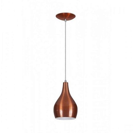 Pendente Nepal 1 Lampada Cobreado Kin