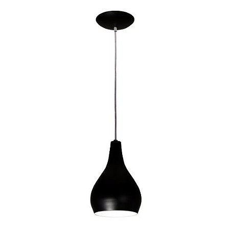 Pendente Nepal 1 Lampada Preto Kin