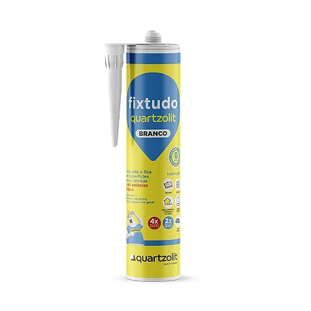 Selante Fixtudo 400g Branco Quartzolit 238191