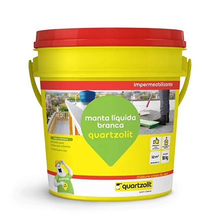 Impermeabilizante Manta Líquida Branca 4,5KG Quartzolit