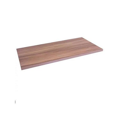 Prateleira MDP com Suporte 20x60cm Nogueira San Remo Multivisão