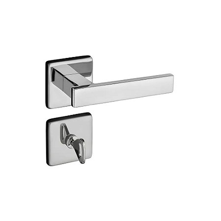 Fechadura Concept Banheiro Roseta Redonda Cromada 40mm Pado