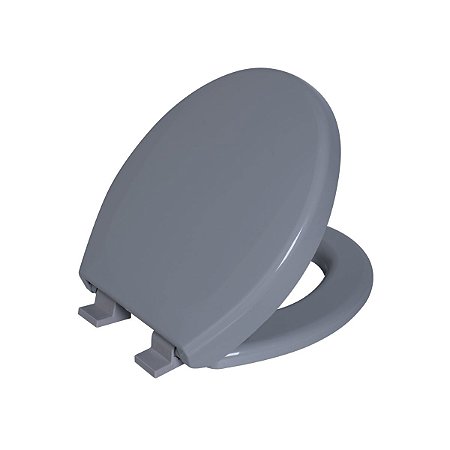 Assento Oval Soft Close Cinza Claro Astra