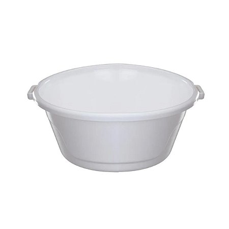 Bacia De Plástico 14 Litros Branco Astra
