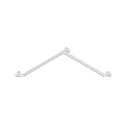 Barra De Apoio PVC Canto 60X60Cm Branco Astra