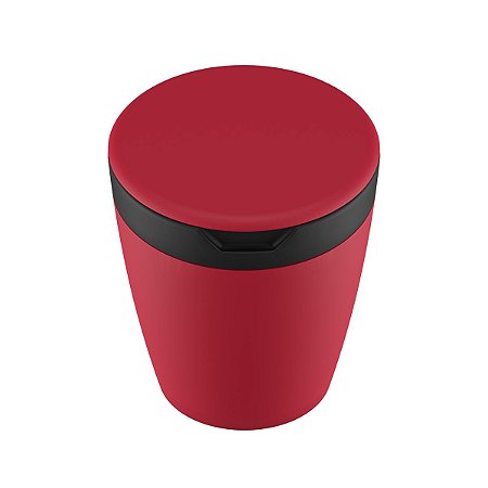 Cesto De Multiuso Com Tampa 2,7 Litros Bordo Preto Astra