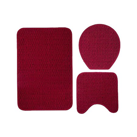 Kit De Tapete Slim Com 3 Peças Bordo Astra