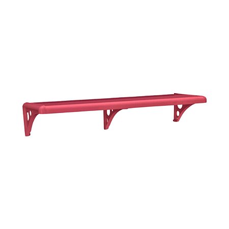 Prateleira Com Suporte De Plástica Goiaba 80x20 Astra