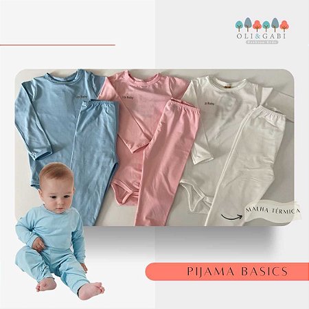 Body em Bebê - Bebê Menina - Pijamas – Puket Mobile