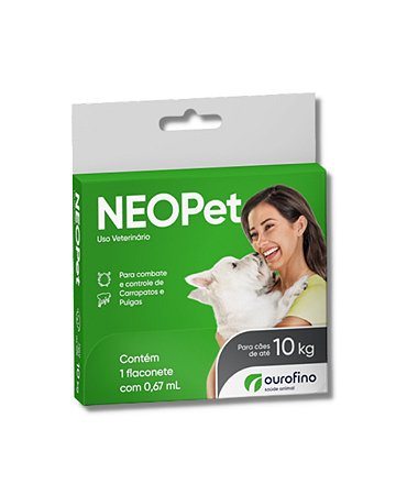 Anti Pulgas OuroFino Neopet 0,67mL para Cães Até 10 Kg