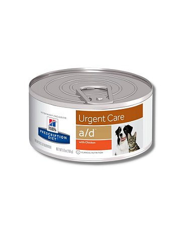 Ração Úmida Hills Prescription Diet A/D Cuidados Críticos para Cães e Gatos - 156g