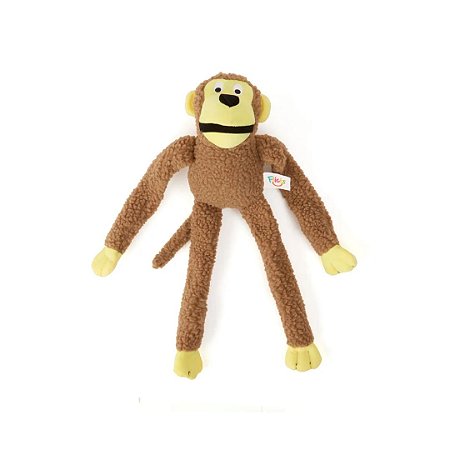 Brinquedo Macaco de Pelúcia Buddy Flicks para Cães Único