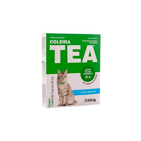 Tea Coleira Antipulgas para Gatos 33 cm