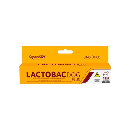 Lactobac Dog Plus Organnact Suplemento Vitamínico 13 ml