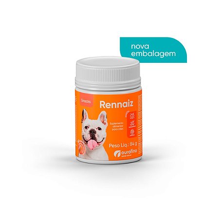 Suplemento Alimentar Rennaiz Snacks Ourofino 30 tabletes