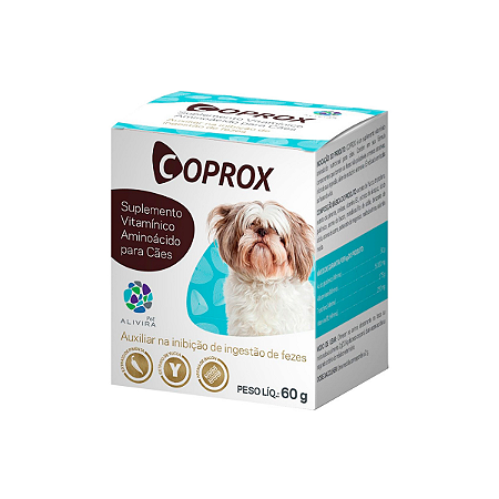 Coprox 60g - Alivira Suplemento Para Cães