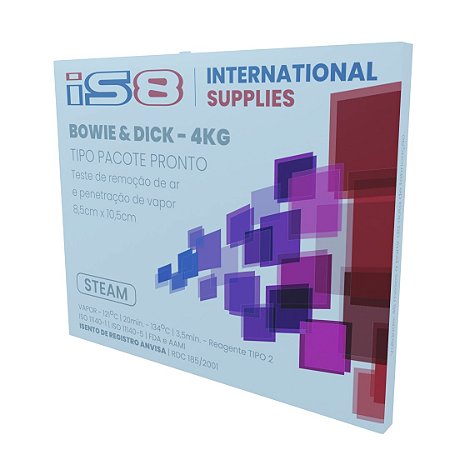 01 - Bowie & Dick - Tipo Pacote pronto 4KG - (unid.)