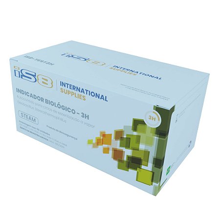 07 - Indicador Biológico 3 horas - Fluorimétrico (50 unid.) - IS8-Test 3H