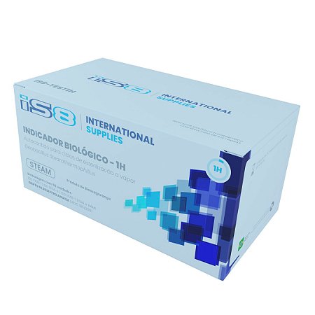 08 - Indicador Biológico 1 hora - Fluorimétrico (50 unid.) - IS8-Test 1H
