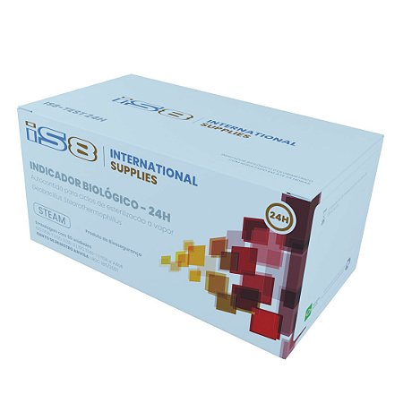 06 - Indicador Biológico 24 horas - Colorimétrico (50 unid.) - IS8 Test 24H