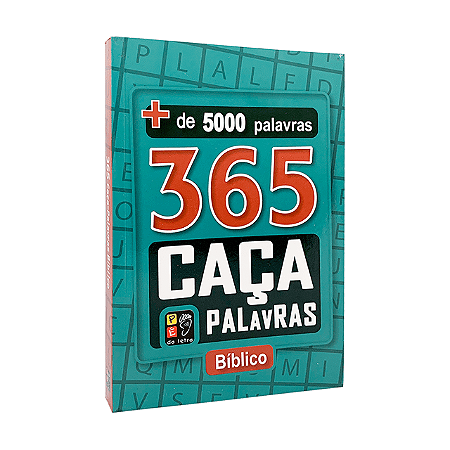 365 CAÇA-PALAVRAS BÍBLICO + DE 5000 PALAVRAS