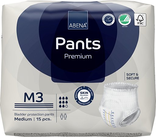 Roupa Íntima Abena Pants M3 15 unidades