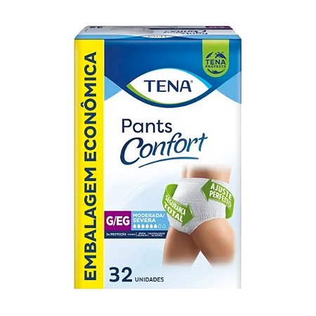 Roupa Íntima Tena Pants Confort G/EG 32 Unidades