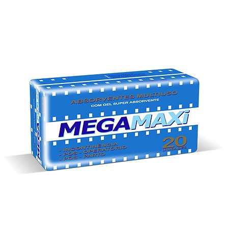 Absorvente Mega Maxi 20 Unidades