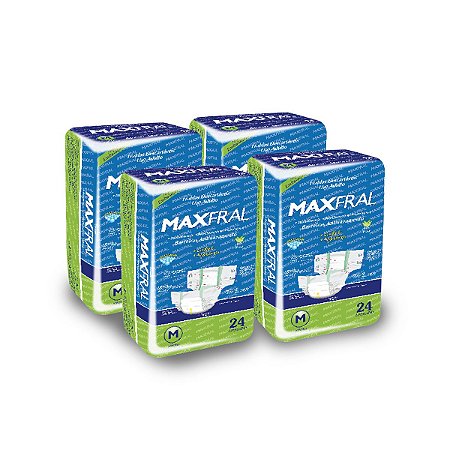 Fralda Geriátrica Maxfral Mega M (Kit com 96 unidades)