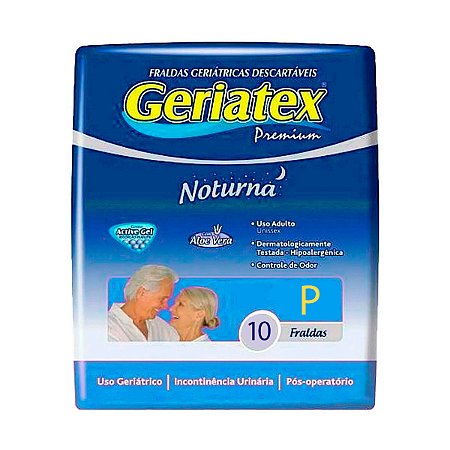Fralda Geriátrica Geriatex Premium P 10 unidades
