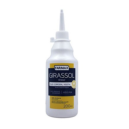 Óleo Corporal de Girassol Farmax 200 mL Com Aplicador