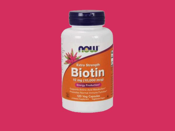BIOTINA 10MG (10.000MCG) COM 120 CAPSULAS VEGETARIANAS DA NOW -IMPORTADA DOS ESTADOS UNIDOS A PRONTA ENTREGA NO BRASIL