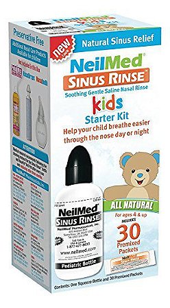 NEILMED SINUS RINSE KIDS (CRIANÇAS COM 4 ANOS OU MAIS) COM 1 BISNAGA + 30 SACHES NO BRASIL A PRONTA ENTREGA - IMPORTADO DOS ESTADOS UNIDOS