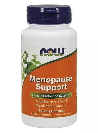 MENOPAUSE SUPPORT NOW COM 90 CÁPSULAS VEGETARIANAS - FANTÁSTICA COMPOSIÇÃO PARA SINTOMAS DA MENOPAUSA- IMPORTADO DOS ESTADOS UNIDOS A PRONTA ENTREGA NO BRASIL
