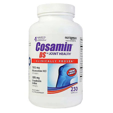 COSAMIN DS NUTRAMAX COM 230 CAPSULAS-SAÚDE, CONFORTO E MOBILIDADE DAS ARTICULAÇÕES-IMPORTADO DOS ESTADOS UNIDOS A PRONTA ENTREGA NO BRASIL