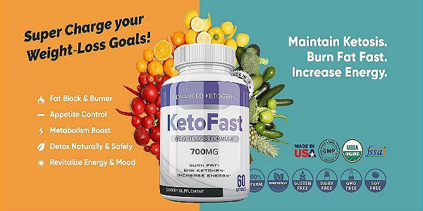 KETOFAST ADVANCED KETOGENIC 700MG-60 CAPS-IMPORTADO DOS ESTADOS UNIDOS A PRONTA ENTREGA NO BRASIL