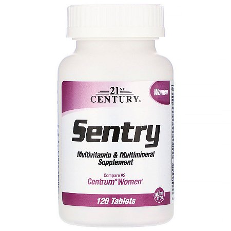 SENTRY WOMEN (MULHER) , COM 120 COMPRIMIDOS-IMPORTADO DOS ESTADOS UNIDOS A PRONTA ENTREGA NO BRASIL.