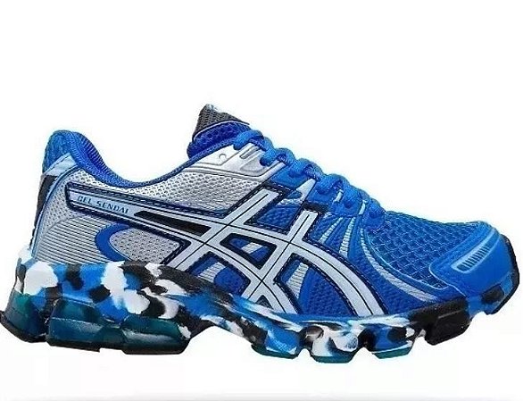 tênis asics fuzetora azul