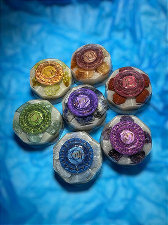 Kit Orgonites 7 Chakras