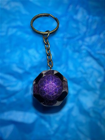 Chaveiro Orgonite Proteção e Transmutação